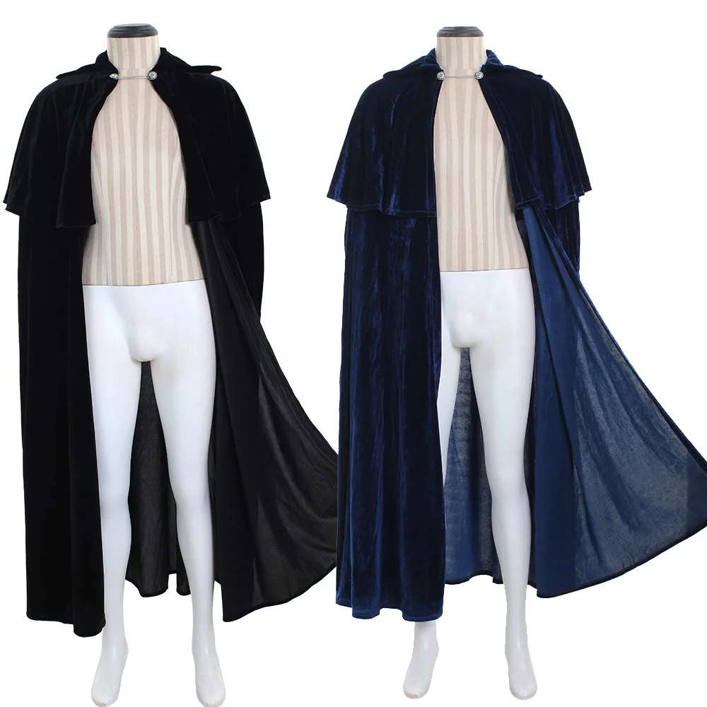 Manto de Cosplay Renascentista Medieval Para Homens, Guarda Rei, Guarda Rei, Senhor, Retro, Gótico, Cavaleiro, Traje De Palco, Trincheira, Capa, Sacerdote