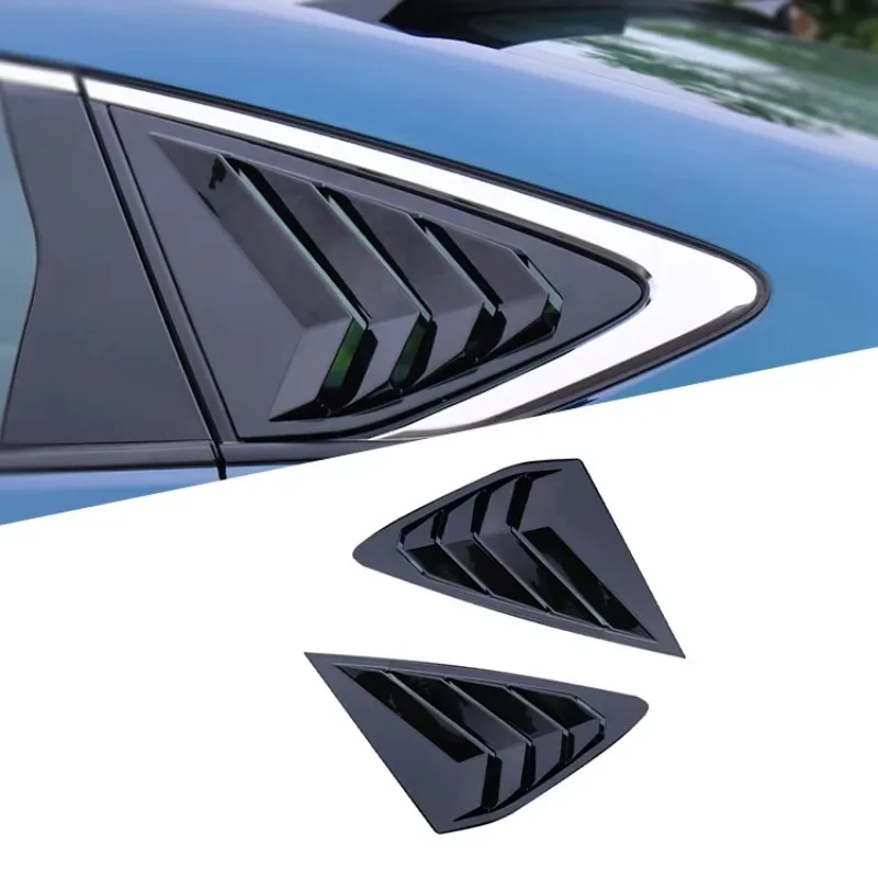 

Side Window Shield Vent Cover Trim Quarter Window Scoop Louver Shutter for Hondas 11TH Accord 2023