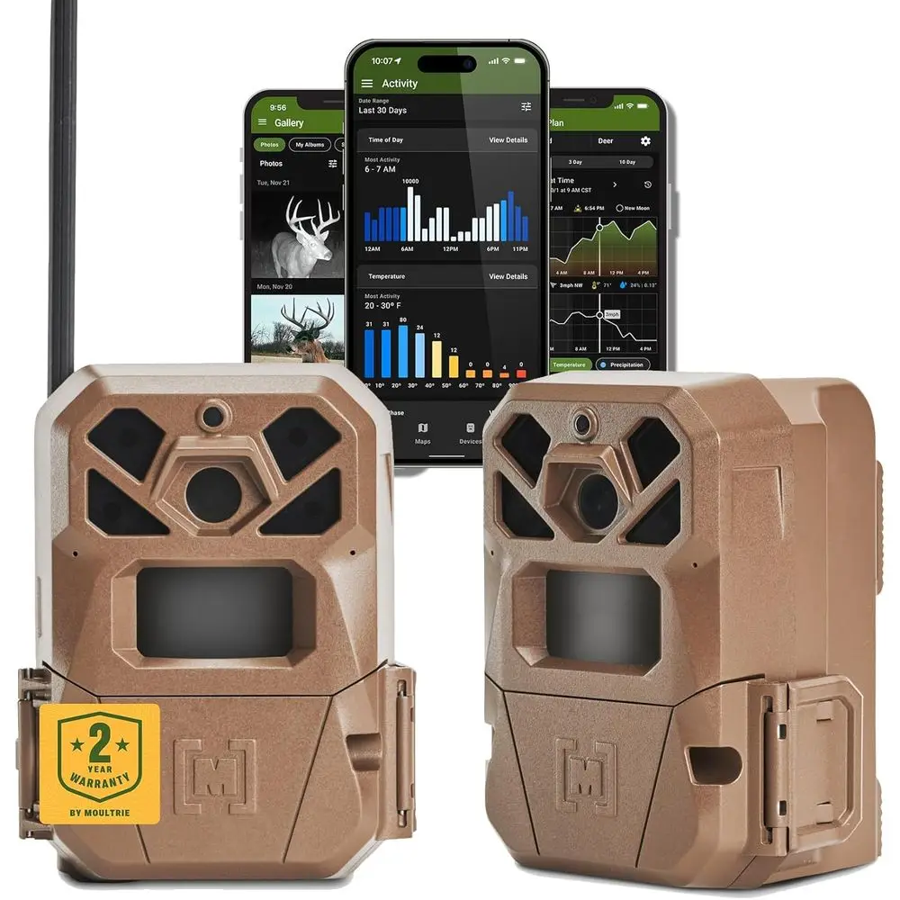 Cellular Trail Camera - Nationwide 4G LTE - 36MP Photos, 1080P Video, 100ft Detection