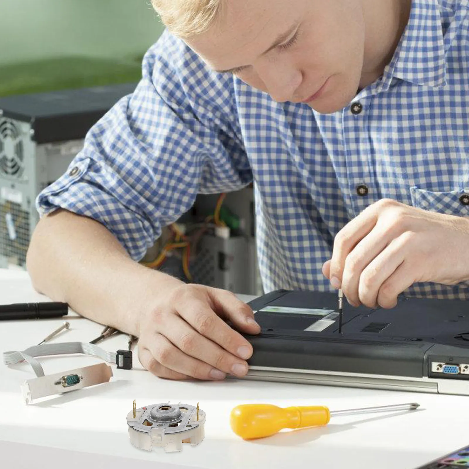 

Комплект держателей угольных щеток для электродвигателей, совместимый с ударными дрелями, автомобильными моторами, электроинструментами для дома