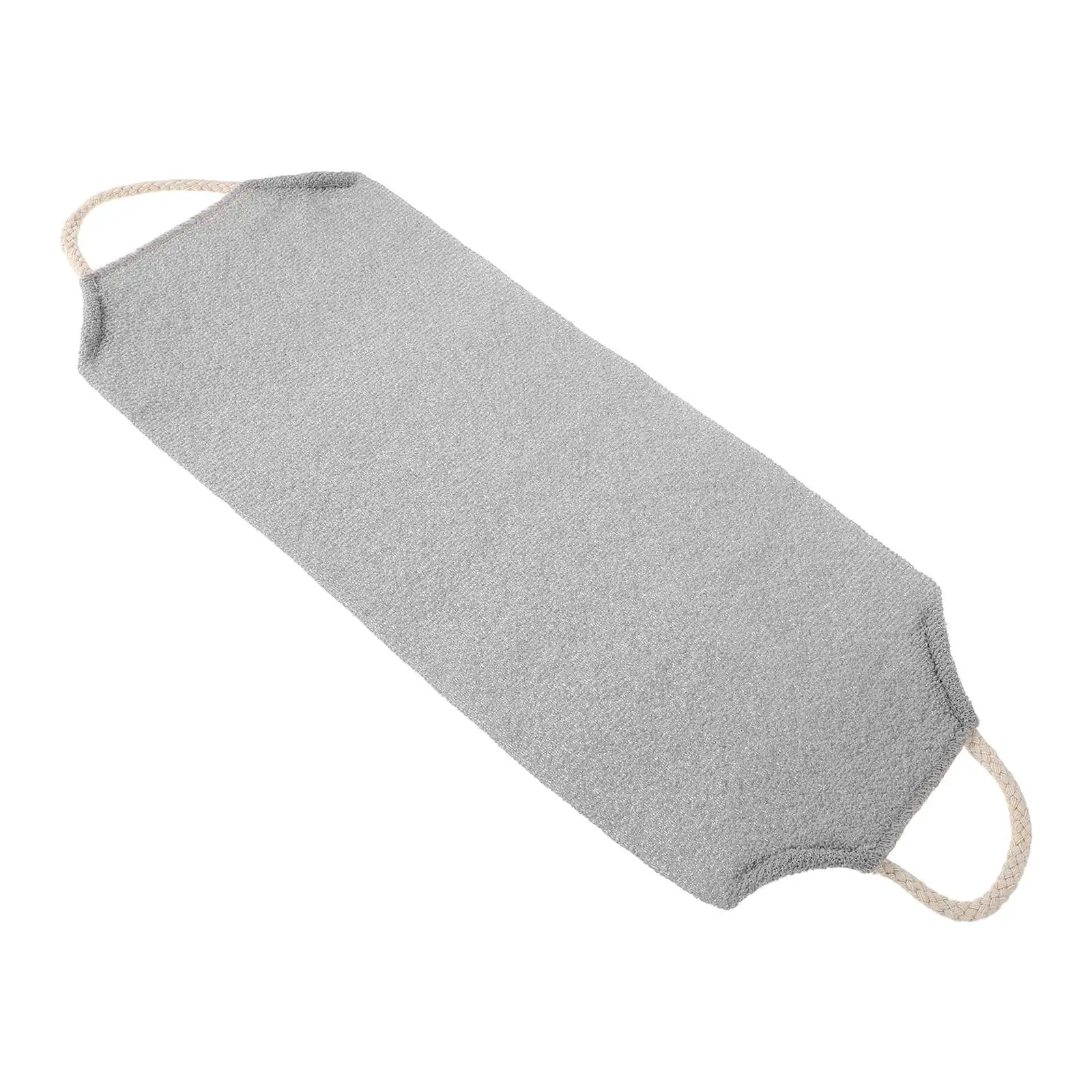 

Stretchable Back Scrub Bath Towel Exfoliating Wash Cloth Shower Tool Massaging Bathing Soft Long Strip Design Non Deforming