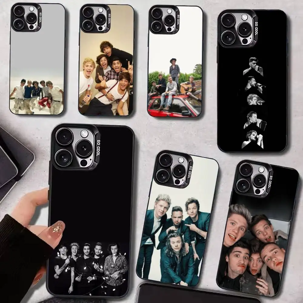 One D-Direction-ES Band OD Phone Case For iPhone 17, 16,15,14,13,12,11 Plus,Pro Max, Colorful Silver Funda Cover