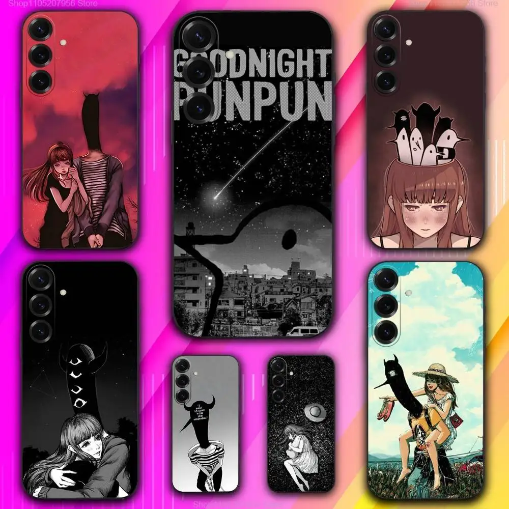 

G-Goodnight Comics Punpun Phone Case For Samsung A 73,72,71,53,52,51,41,40,30,22,21,13,12,Note 20,10,9 Ultra Pro 5G Soft