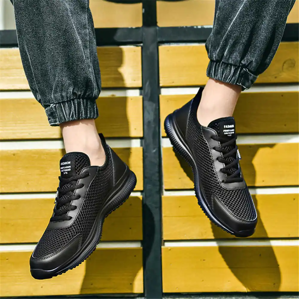 Plus Size Flat Sole Tennis Exerciser Walking Men's Summer Shoes Blue Men's Sneakers Sports Functional Loffers Drop Shipping