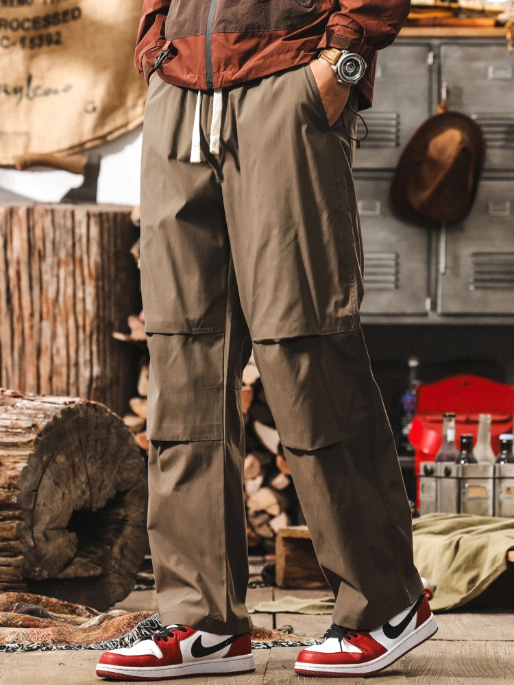 

Уличная пригородная спецодежда, брюки, мужские летние брюки для десантника, прямые повседневные брюки, свободный крой, молодежные брюки