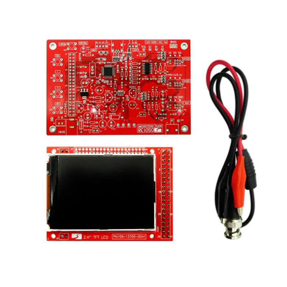 

Digital Oscilloscope Kit Processor 2.4 Inches Tft DIY Handheld Portable 1msps Signal Display Waveform Storage Test