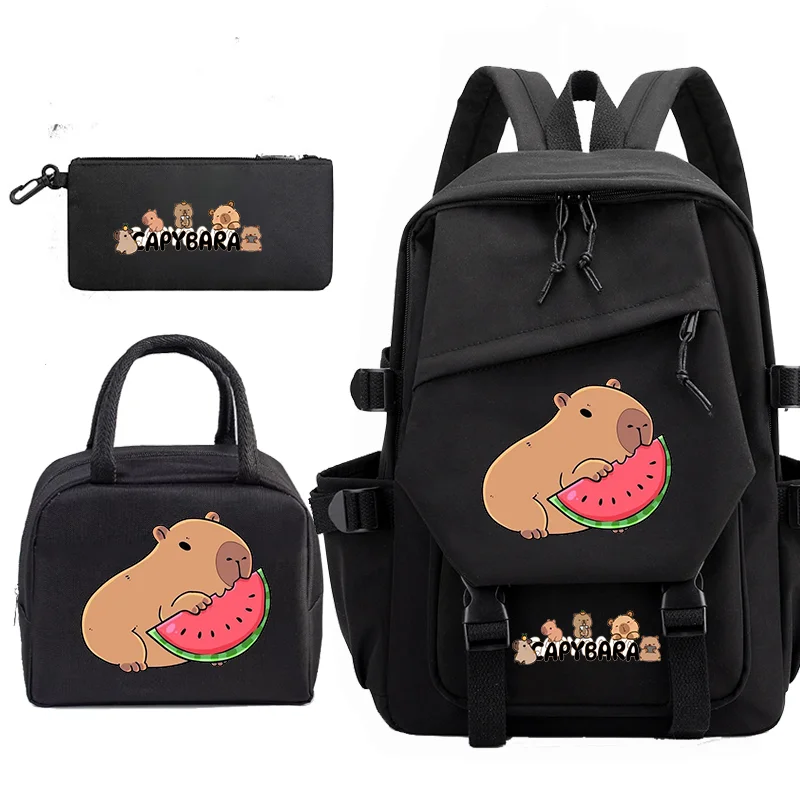 

Рюкзаки для девочек, школьные сумки для женщин, арбузная капибара, модный дорожный рюкзак, сумка с принтом, детский школьный рюкзак Mochila