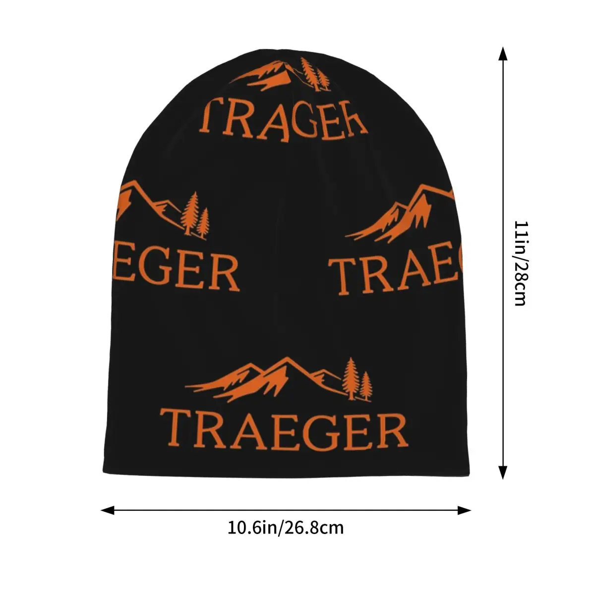 Traeger Pellet Grill Smoke BBQ Essential Warm Knitted Cap Fashion Bonnet Hat Autumn Winter Outdoor Beanies Hats for Men Women