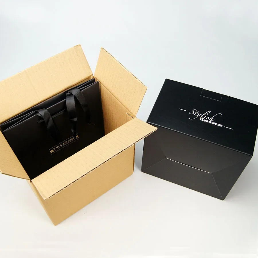 10pcs Large Packaging Box For Hat Jewelry Fragile Goods Gift Box General Express Postal Delivery Carton