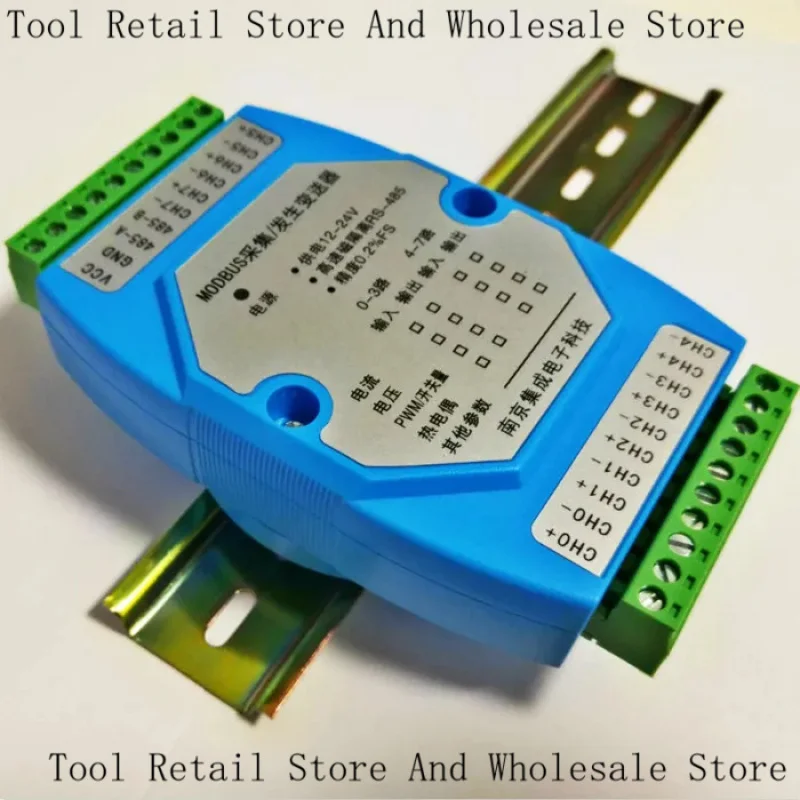 Multiple PWM Input/Output MODBUS-RTU Frequency/Pulse/Duty Cycle Acquisition Control RS485