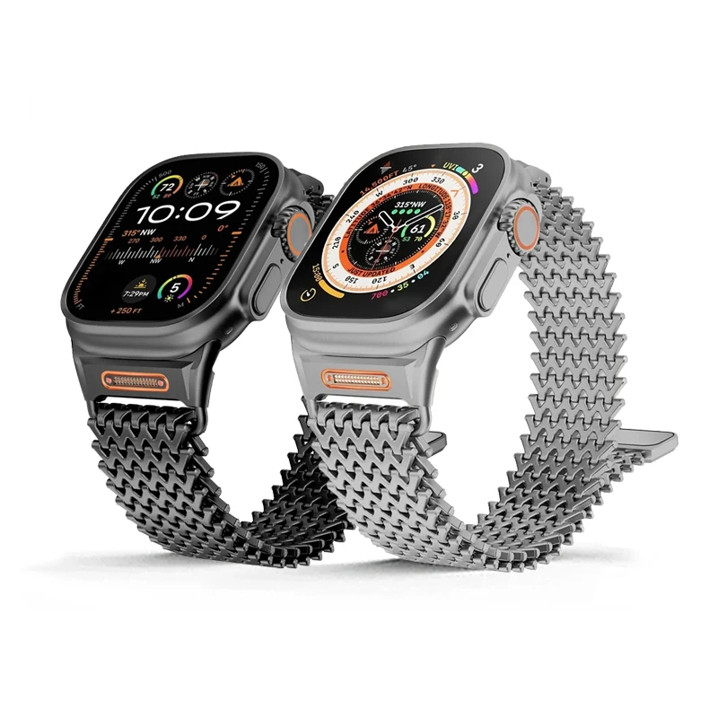 

Миланский магнитный ремешок из нержавеющей стали для Apple Watch Ultra 3 2 49 мм 46 мм 45 мм 44 мм, браслет для Iwatch 11 10 9 8 7 SE 6
