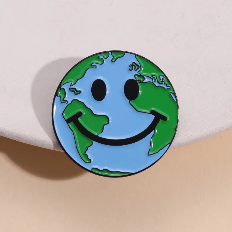 Protect The Earth Enamel Pins Custom THERE IS NO PLANET B Brooches Lapel Badges CartoonFunny Jewelry Gift for Friends