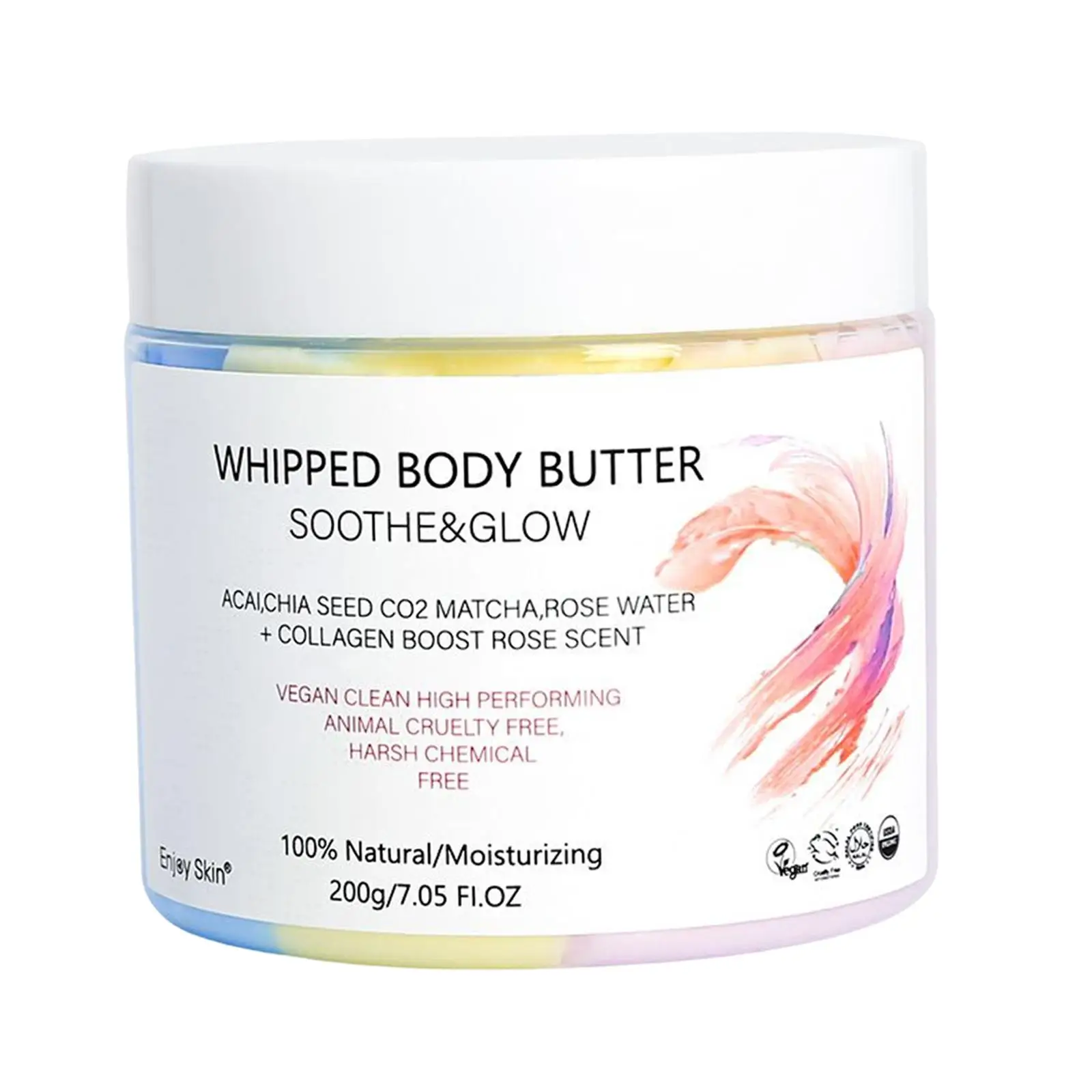 Moisturizer Body Butter Cream Smoothing Brightening Softening for Elbows Legs