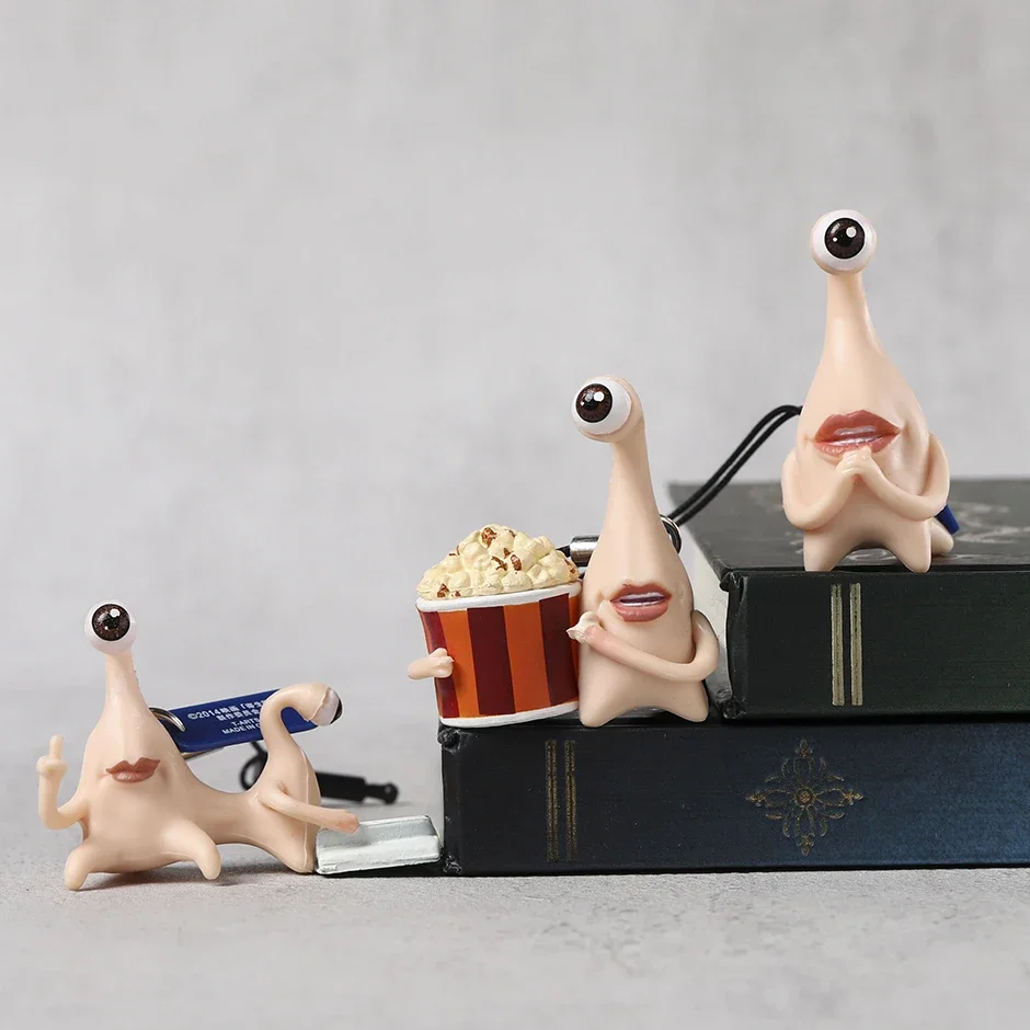 Parasyte Miggy auricular Jack Charm Q figuras PVC modelo juguetes Anime muñecas 5 unids/set