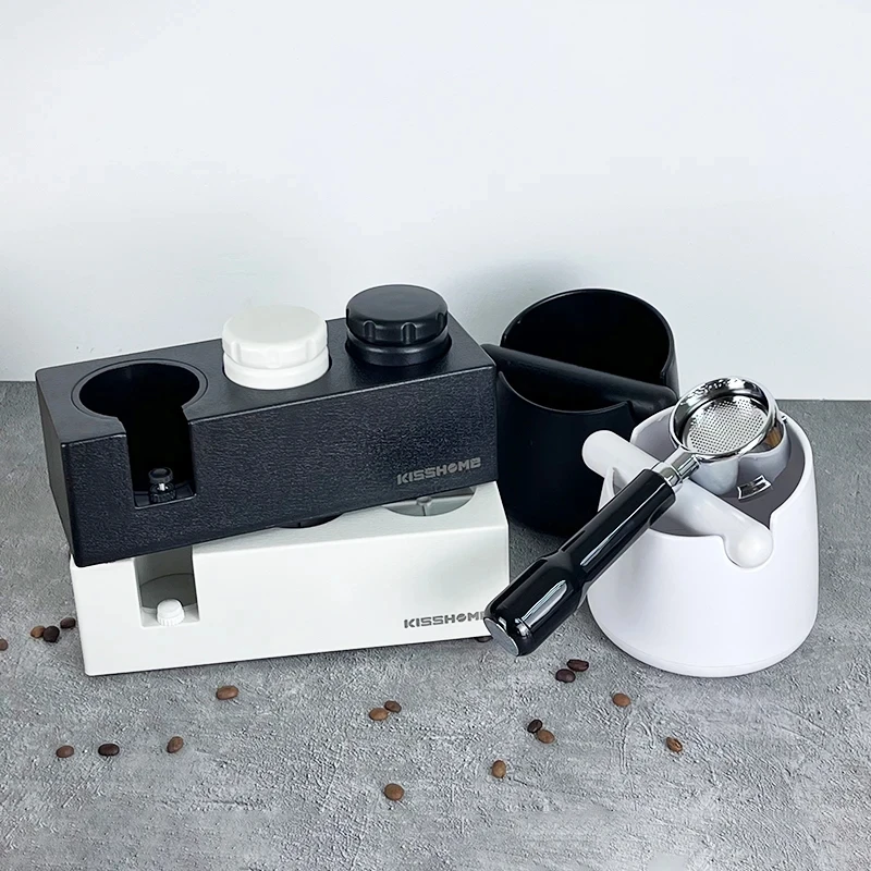 Coffee Tamping Station Stand For 51MM 53MM 58MM Portafilter Holder Set ABS Support Base Rack Espresso Accessories Barista Tools