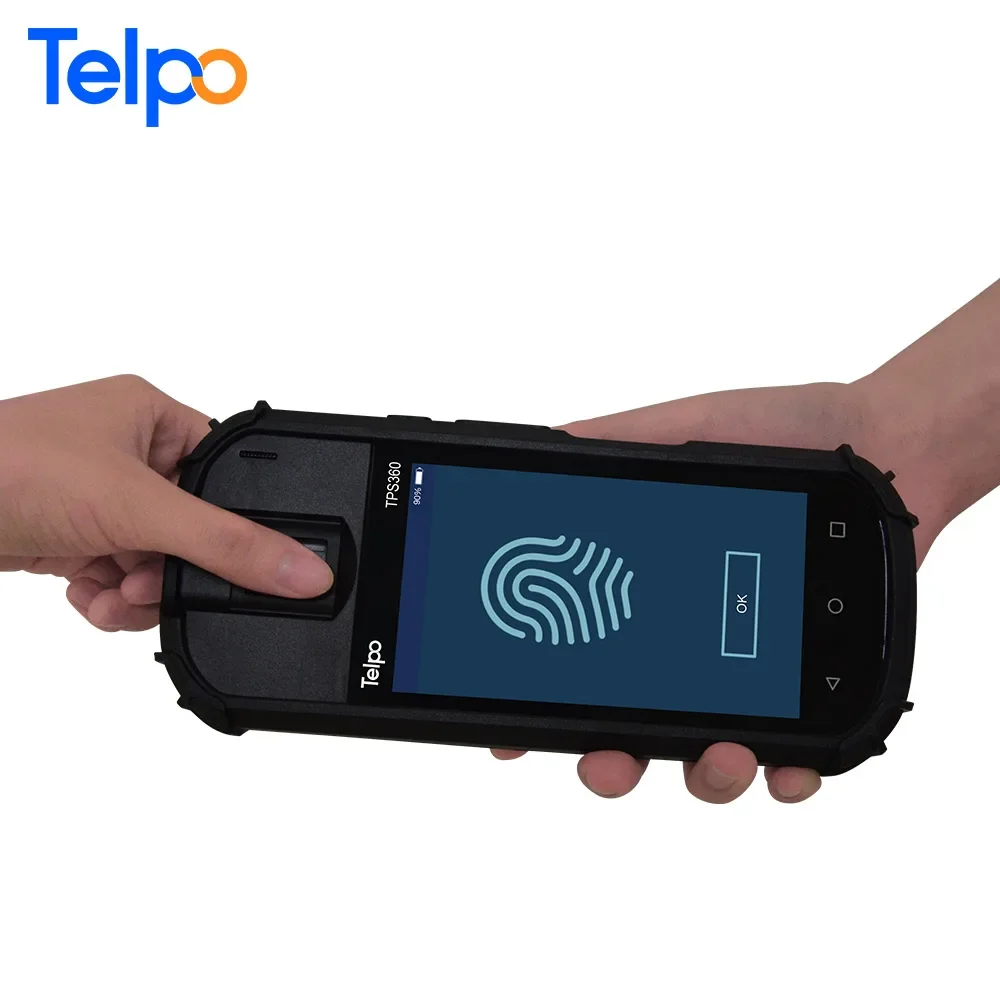 Telpo TPS360 Smart Handheld Biometric Stqc Fingerprint Module With Camera