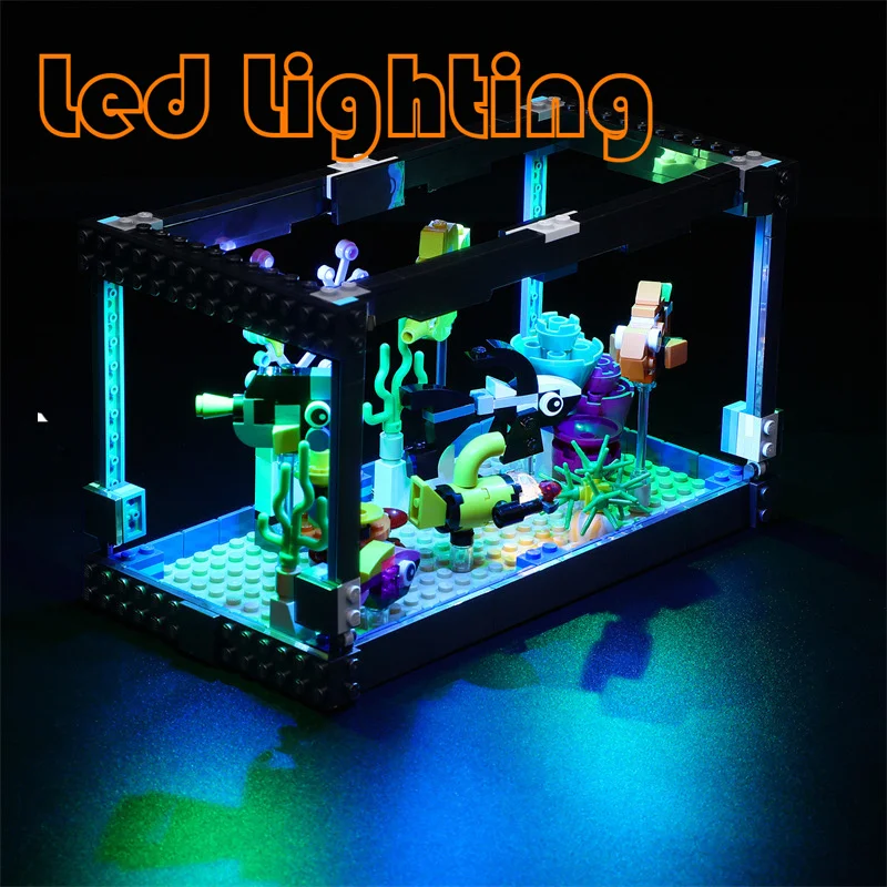 Lighting Set For 31122 Fish Bowl Ideas Not Include Building Block (Only Led Light Kit)