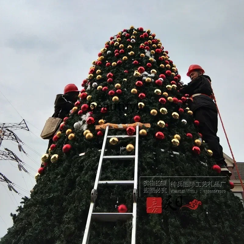 

Christmas tree Large 4m 5/6/7/8m outdoor luminous tree Christmas decorative steel frame tree A50