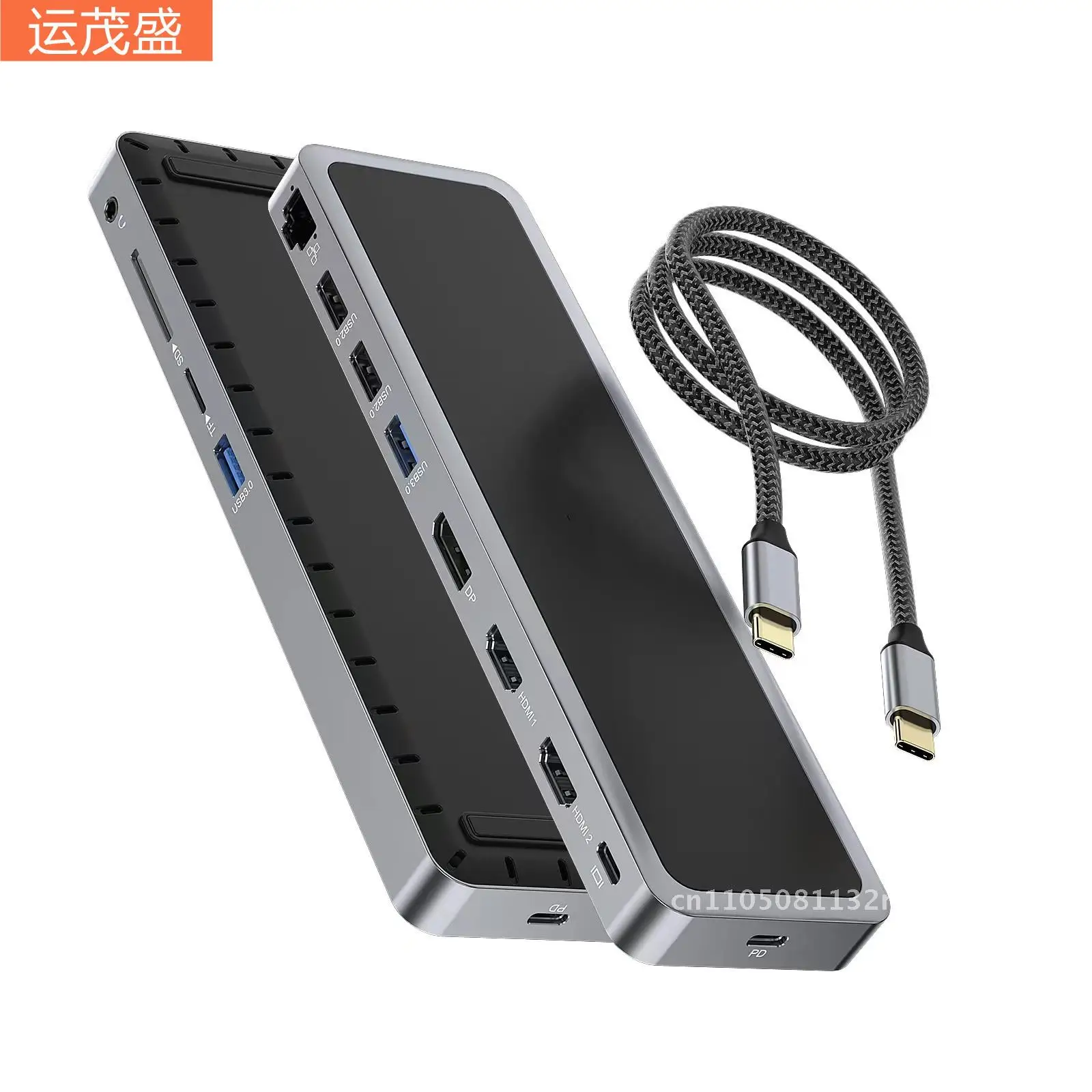 

Док-станция с многоинтерфейсом и удлинителем для ноутбука MacBook Apple Huawei — два порта HDMI/DP, внешнее питание не требуется