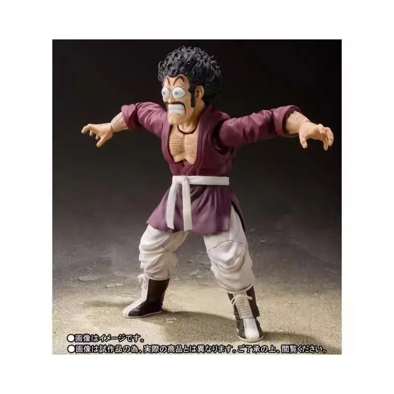 Original BANDAI S.H. Figuarts Mister Satan Dragon Ball Z In Stock Anime Action Collection Figures Model Toys