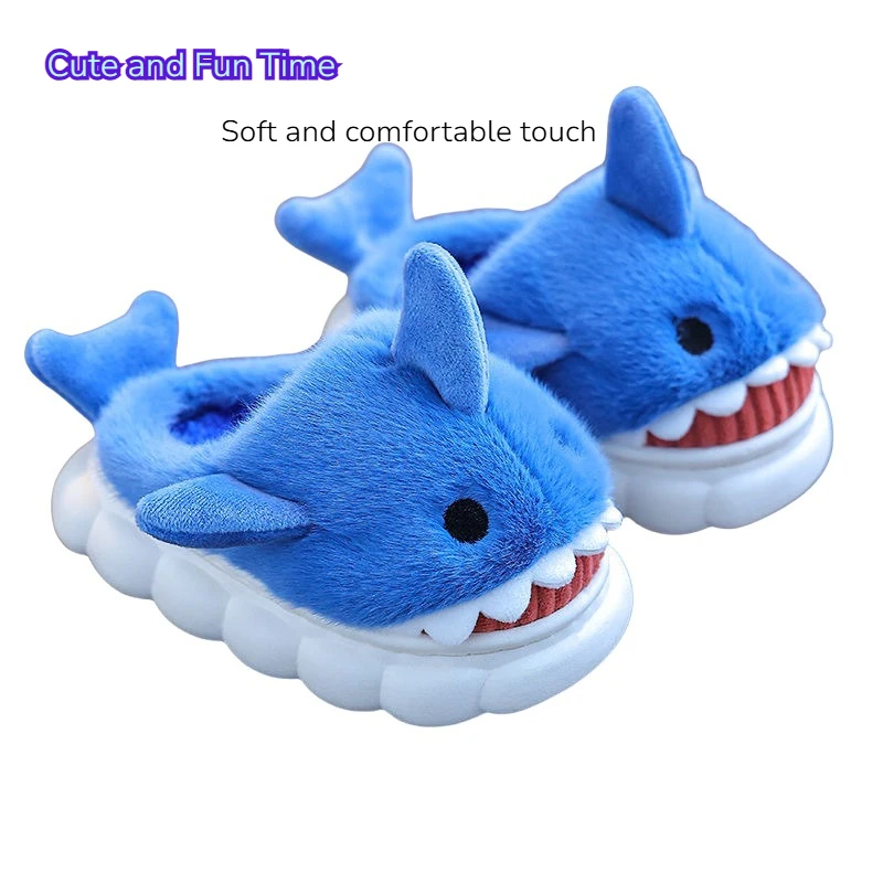 

Winter waterproof home indoor anti slip cute shark baby cartoon children's cotton mop