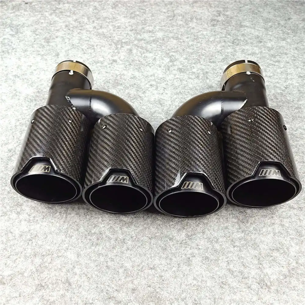 1 Pair H Model Muffler Tip For B-mw M2 M3 M4 M5 M135i M140i M235i M240i M335i M340i M435i M440i OUT 92MM M Performance Exhausts