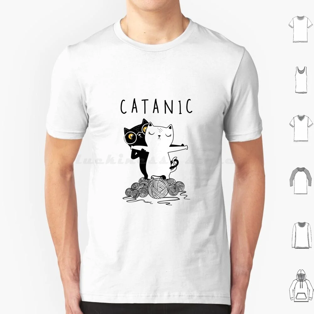 

Funny Titanic Cat T Shirt Big Size 100% Cotton Catanic Cat Cat Gif Titanic Cat Parody Romantic Cat Cat Meme Titanic Meme Cat In