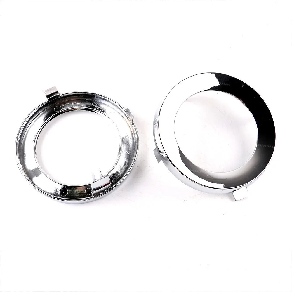 1Pcs 2Pcs Chrome Front Fog Light Lamp Cover Cap Trim Ring 57731SC000 57731 SC000 For Subaru Forester 2009 2010 2011 2012 2013