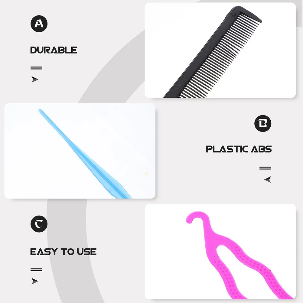 12 مجموعة من أدوات تجديل الشعر البلاستيكية لصانعي كعكة الشعر قابلة لإعادة الاستخدام ومشابك كعكة التواء مريحة للنساء وإكسسوارات تصفيفة الشعر #6