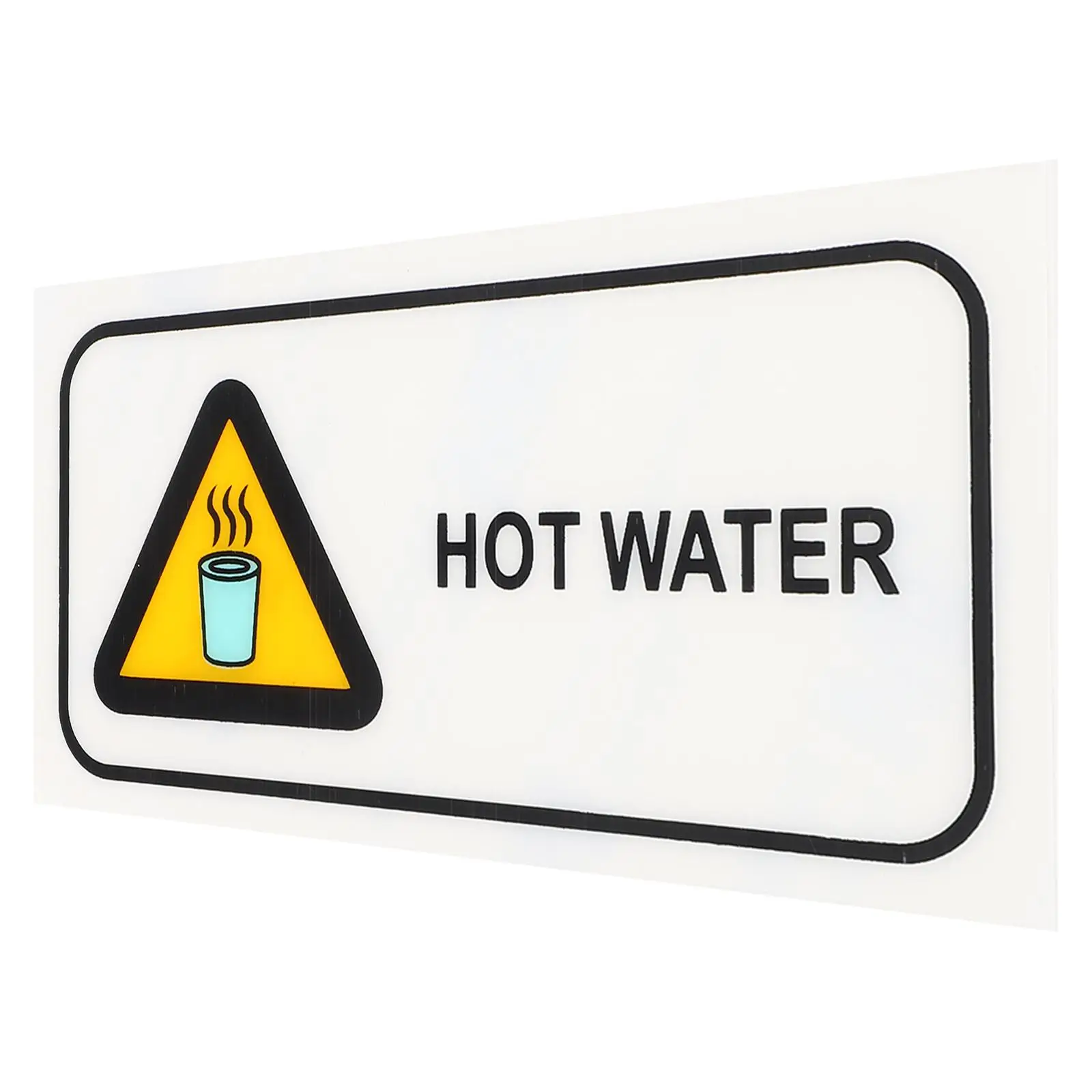 Etykiety ostrzegawcze o gorącej wodzie Naklejka ze znakiem bezpieczeństwa Naklejka ostrzegawcza Naklejki niebezpieczne Znaki Stabilny materiał Promuj bezpieczeństwo Skuteczne