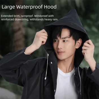 Lightweight Eva Raincoat Set Windproof Strengthen buttons Split Raincoat Adjustable Full Coverage Rain Cover Cycling 5 Lightweight Eva Raincoat Set Windproof Strengthen buttons Split Raincoat Adjustable Full Coverage Rain Cover Cycling 5