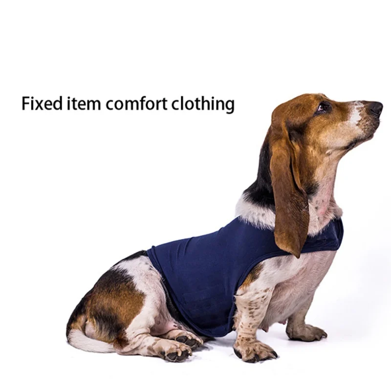 HJYD Pet Coat Anti Anxiety Dog Puppy Vest Jacket Shirt Stress Relief Calming Wrap Soft Comfortable Clothes Clothing Soothing