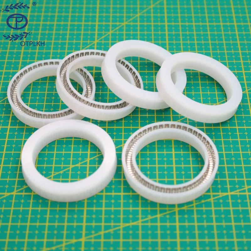 Spring seal Ring for Shaft UHMWPE seals ultra-high molecular weight polyethylene V spring Non-Standard Parts factory customized