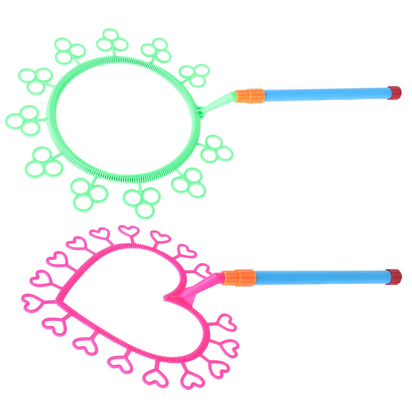 2 قطعة مجموعة عصي الفقاعات العملاقة صانع الفقاعات البلاستيكية الأنشطة الخارجية حفلة لصالح فقاعات فقاعات بلاستيكية الصولجانات حفلة لصالح #3
