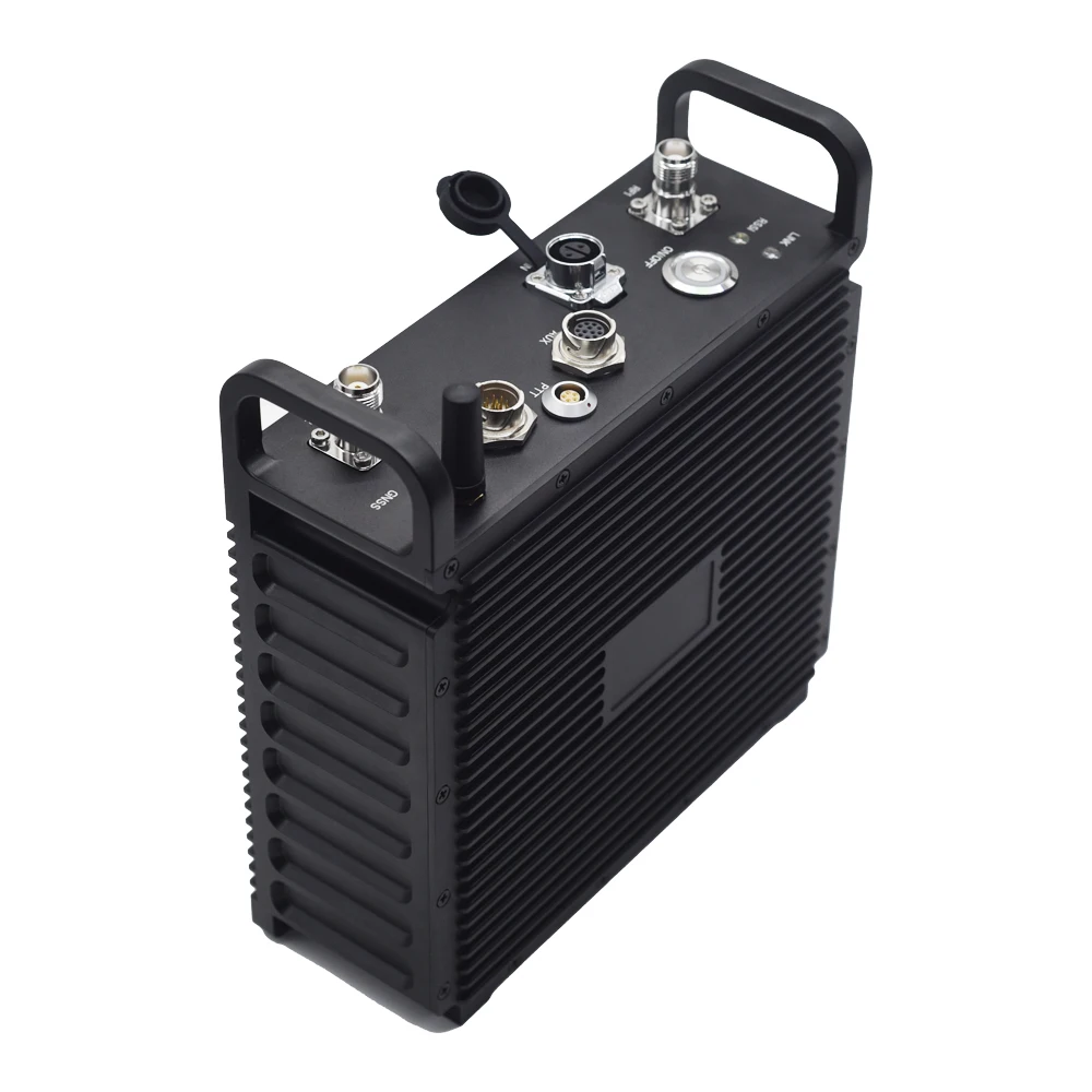SDR Vehicle 2*20W IP Mesh Radio Remote Control 100km Air Ground Communication for Drone UAV UGV Emergency Service Vehicles