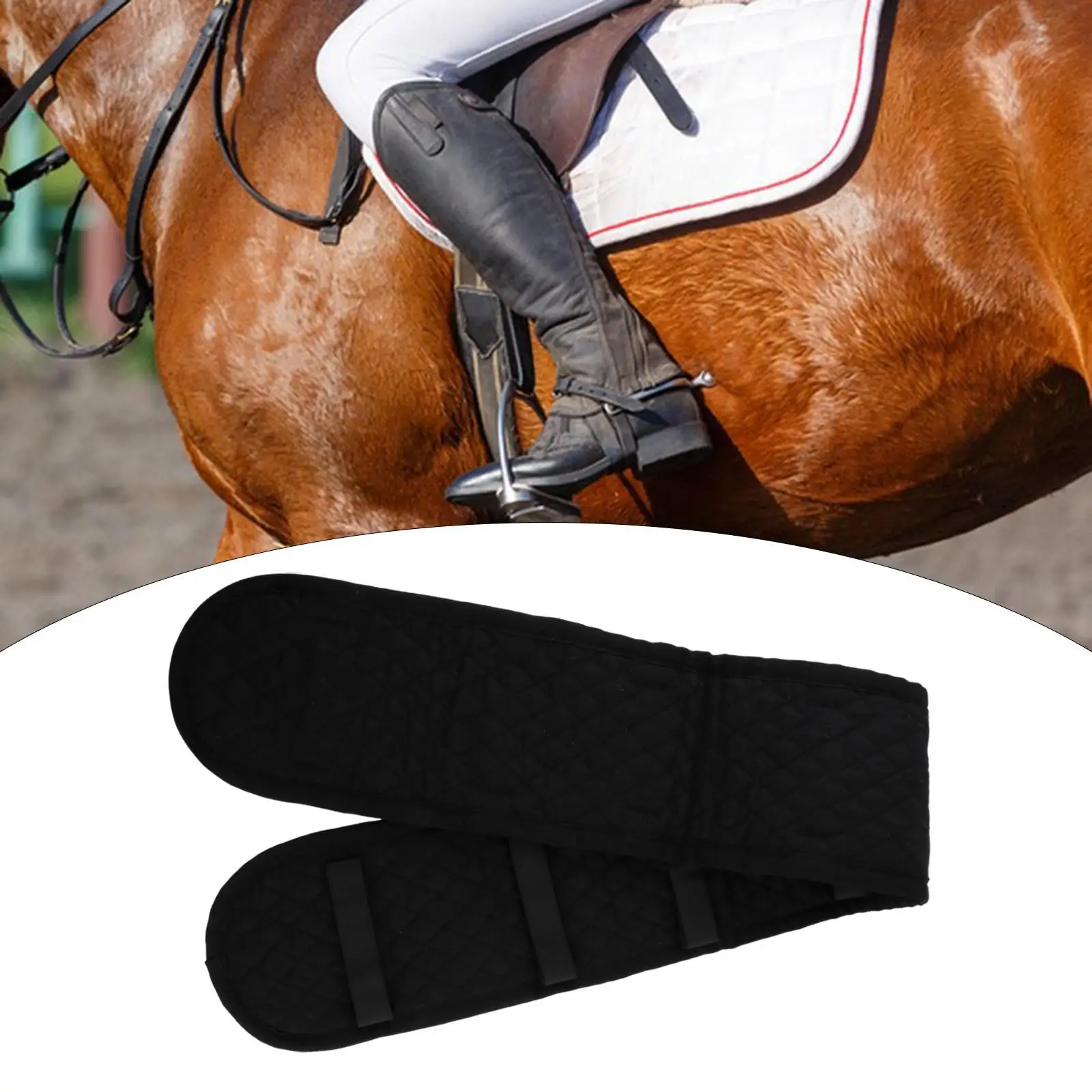 Horse Girth Easy to Use Soft Heavy Duty Outdoor Activities Horse Tack Horse