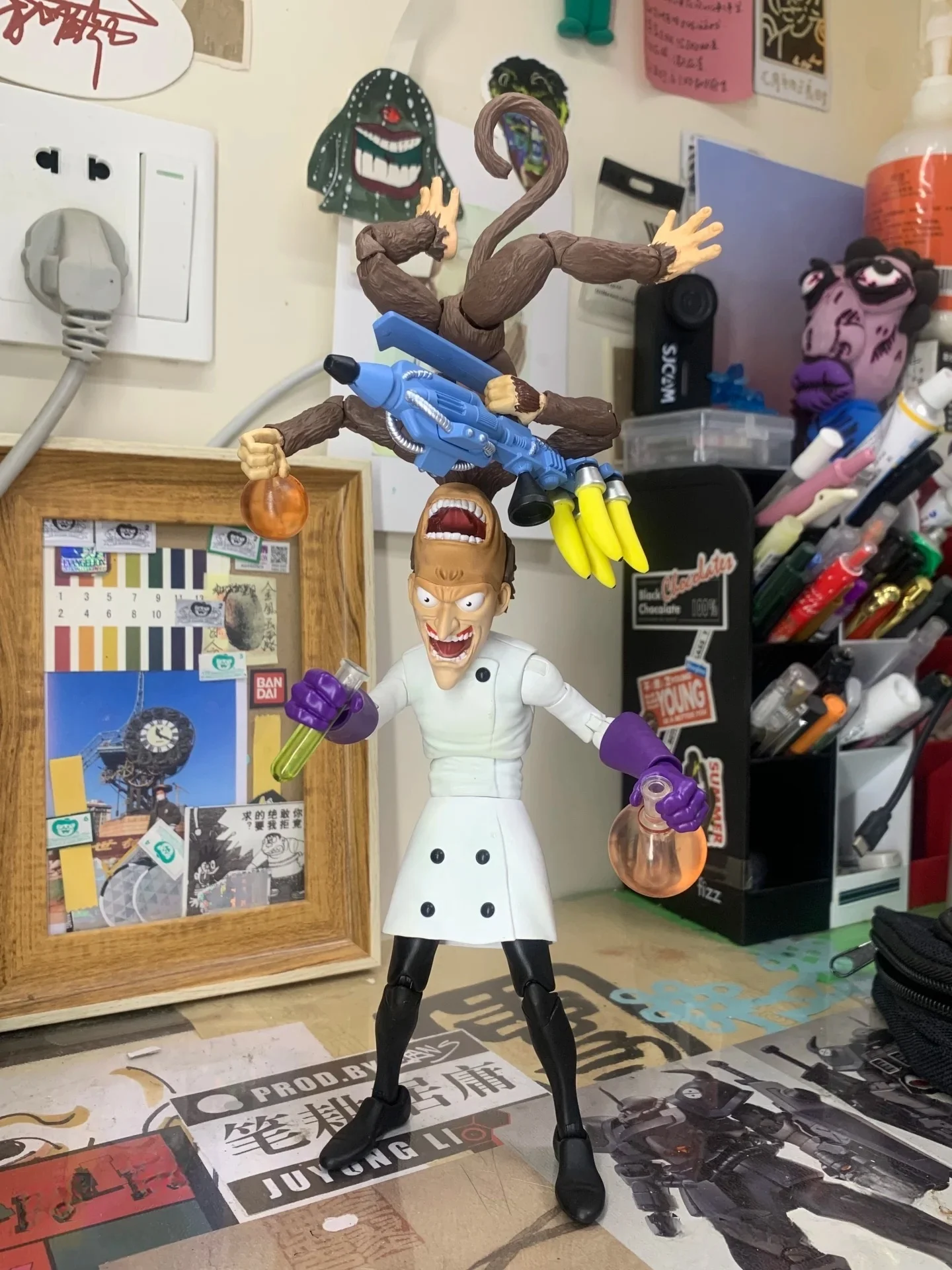 متوفر في المخزون PDNA 1/12 دودة الأرض جيم سبي كرو بوب القاتل عمل الشكل تحصيل لعبة هدية