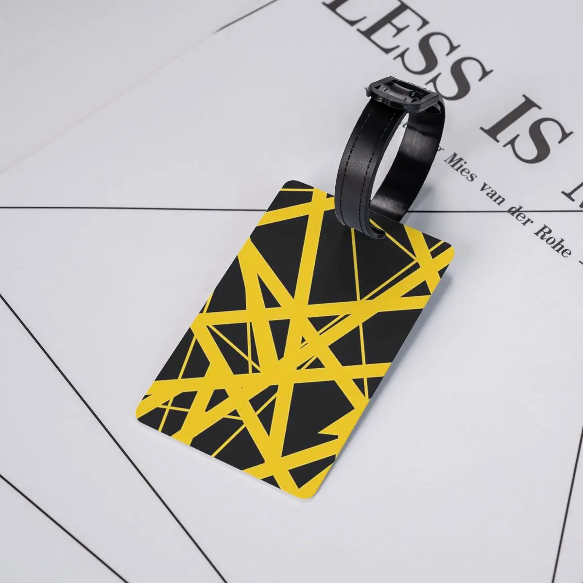 

Бирки для багажа EVH Authentic Stripes Design, аксессуары для чемоданов, бирка для ручной клади, держатель для этикеток, идентификатор, имя, адрес