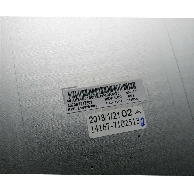 S  New For HP Elitebook 830 G5 735 G5 Lcd Cover Top Lid Back Rear L14926-001