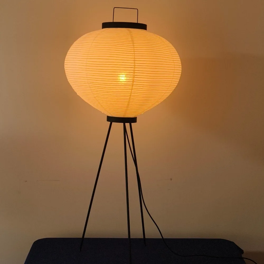 Hot Style Japanese Rice Paper LED Floor Lamp Modern Design for Home and Hotel Living Room Decoration