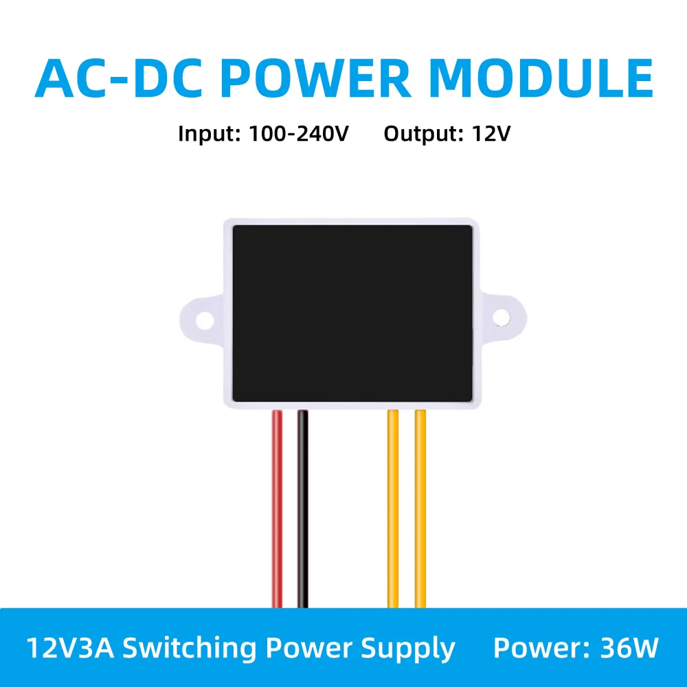 Power Supply Module AC-DC Input 100-240V Output 220V to 12V 24V 3A 36W Switching Power Supply Board