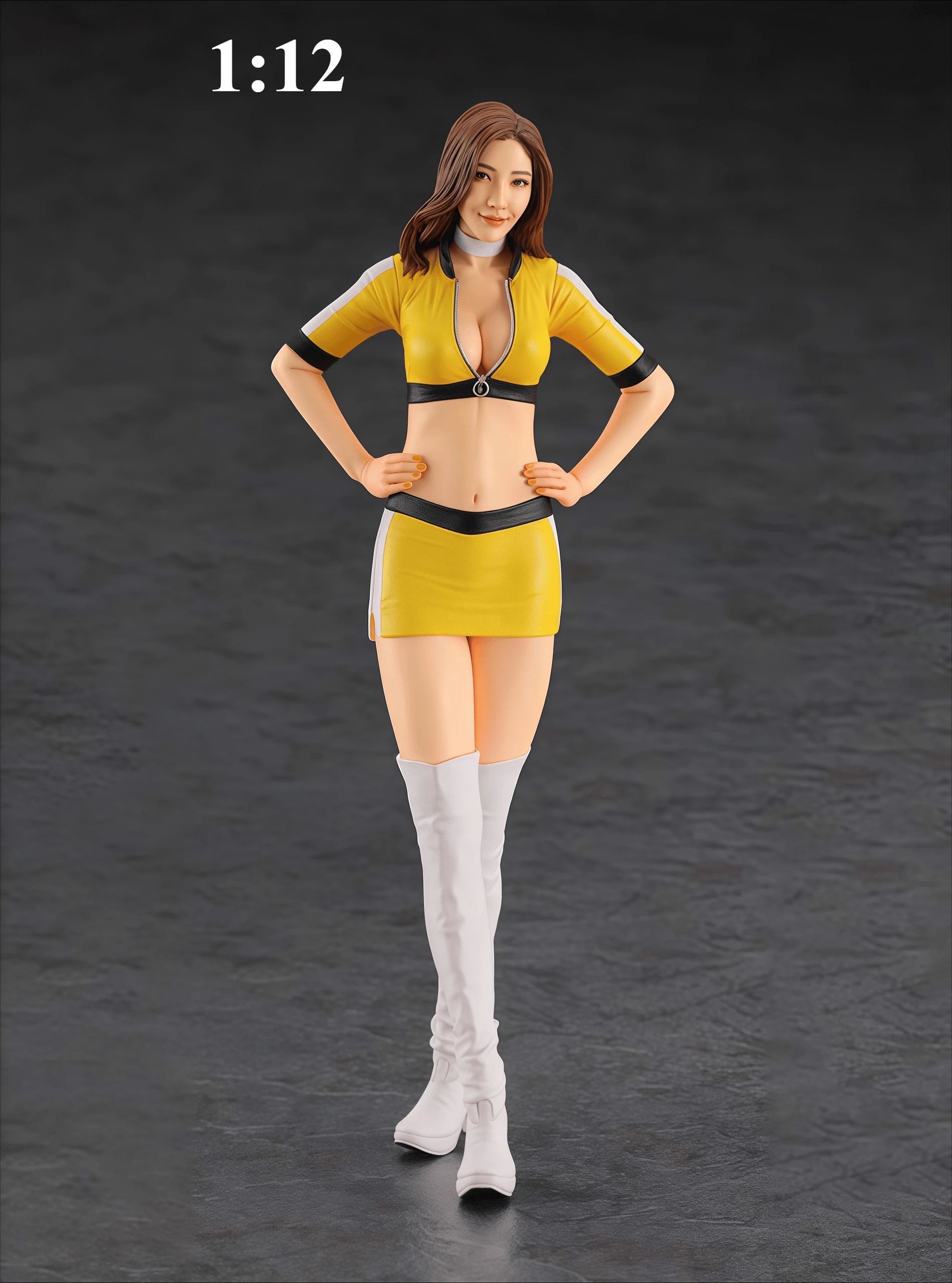 

Precision 1/35 Resin Model Assembly GK Racing Girl Needs To Be Assembled Without Painting