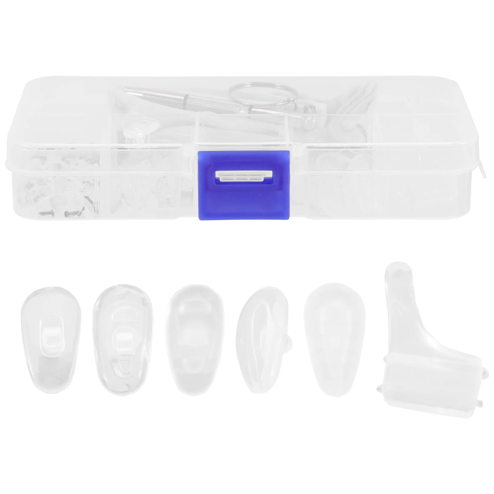 

1 Box Nose Pads Set Silicone Eyeglass Nose Pads Replacement Nonslip Glasses Accessories for Comfortable Fit and Anti-Slip