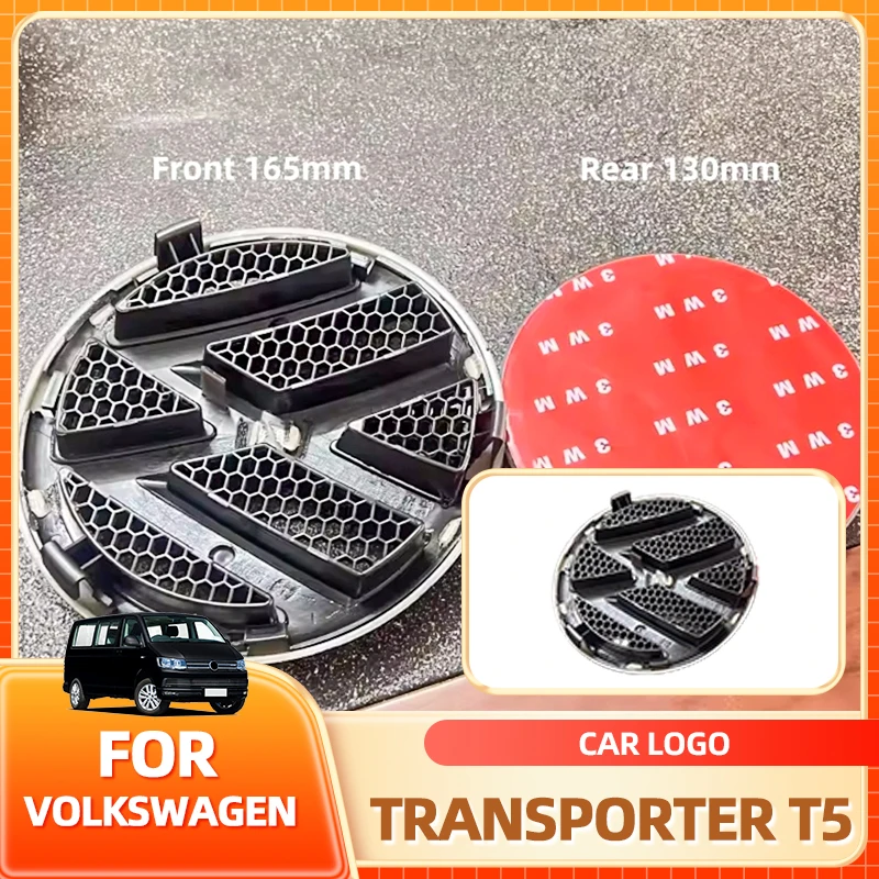 

Колпаки ступицы 2 шт. 165 мм/130 мм, замена переднего и заднего значка автомобиля, эмблема, решетка крышки багажника, логотип, Стайлинг автомобиля для Transporter T5 2010-2015 Craf