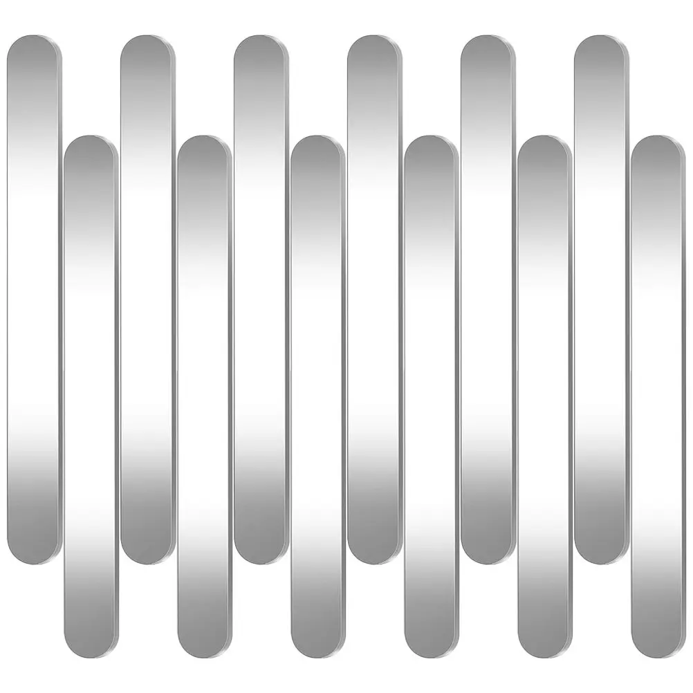 

12Pcs Stainless Steel Bracelet Blanks Anti-Rust DIY Open Bracelet Strips for Engraving Stamping Embossing Jewelry Making