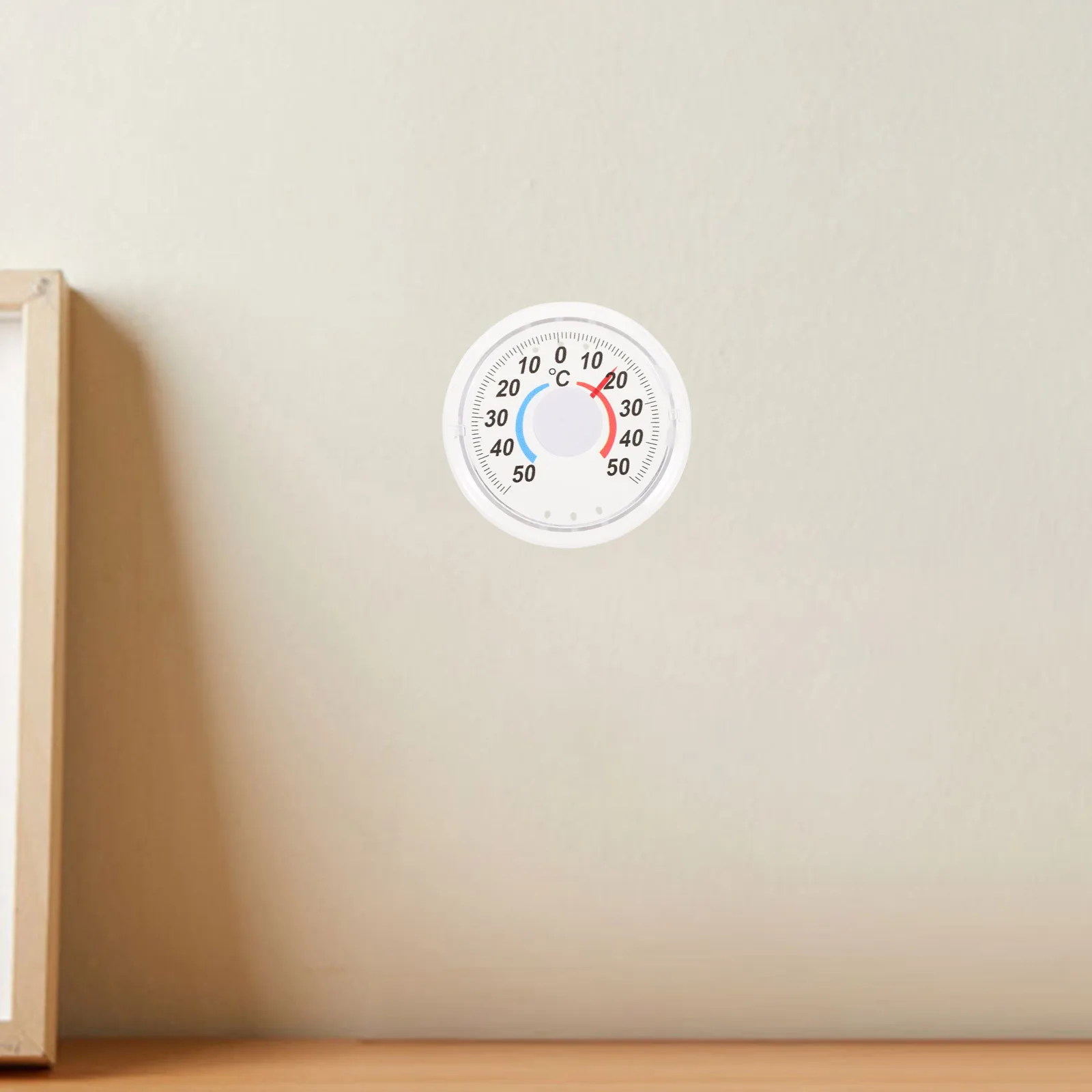 

3 Pcs Thermometer Celsius Fahrenheit Indoor Wall Heat Temperature Humidity Wooden Base Hanging Home School Store