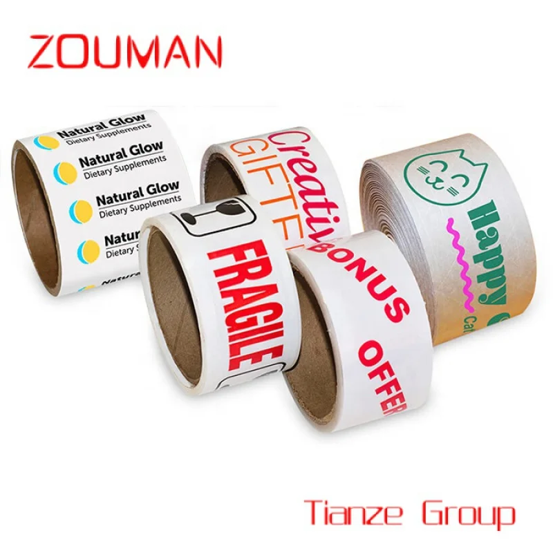 Custom , Custom Waterproof Printed Logo Bopp Packing Shipping Tape Adhesive Packaging Sealing Tapes Manufacturing Supplier