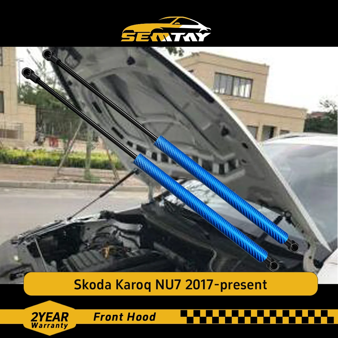 

SEMTAY Hood Struts for Skoda Karoq NU7 2017-present Bonnet Lift Support Spring Shocks Damper