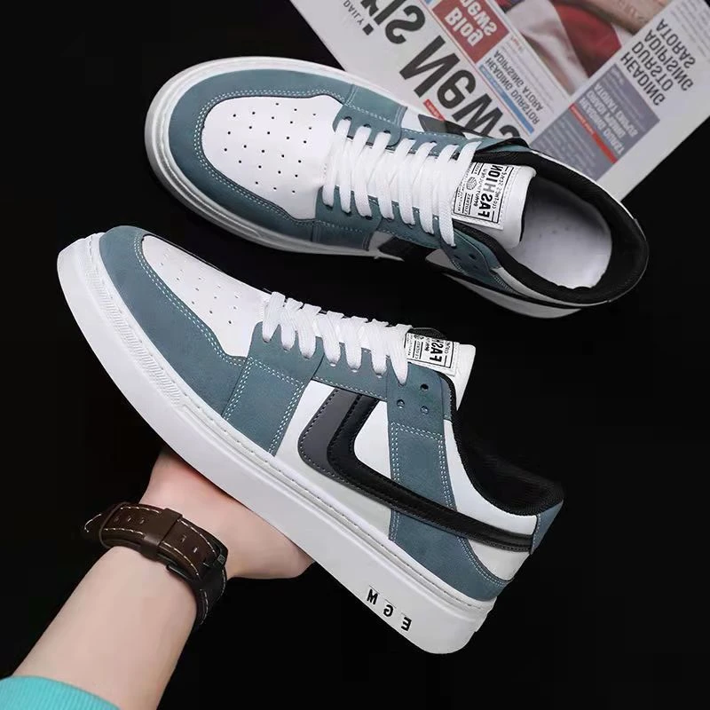 Air Force No.1 Youth Versatile Men's Shoes 2023 Spring New Leisure Student Sports Shoes Korean Color-blocking Fashion Shoes