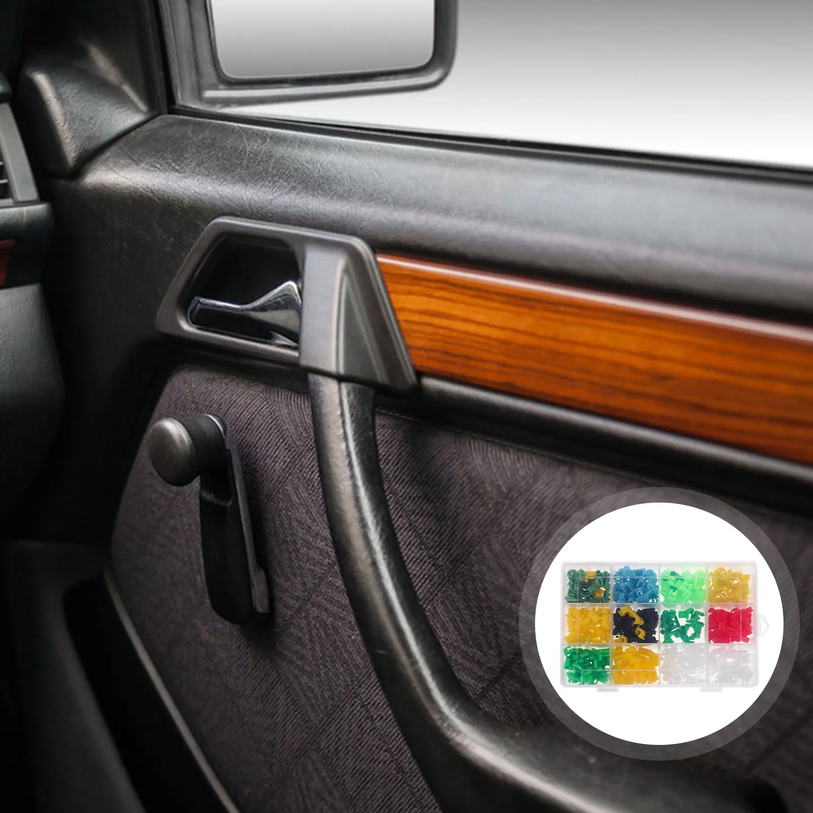 

1 set 1 Set Door Clips Universal For Car Tailgate Left Right Replacement Plastic Push Clip Storage Box Auto Fasteners